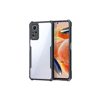 Funda Transparente Reforzada Con Borde Negro Para Xiaomi Redmi Note 11 Pro / 11 Pro 5g