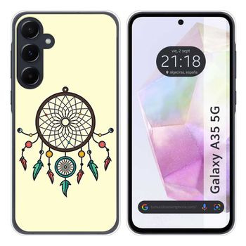 Funda Silicona Para Samsung Galaxy A35 5g Diseño Atrapasueños Dibujos