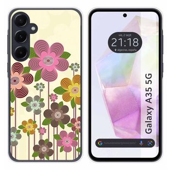 Funda Silicona Para Samsung Galaxy A35 5g Diseño Primavera En Flor Dibujos