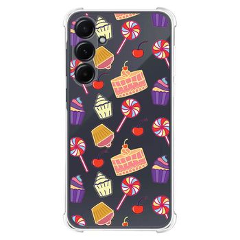 Funda Silicona Antigolpes Para Samsung Galaxy A35 5g Diseño Dulces 01 Dibujos