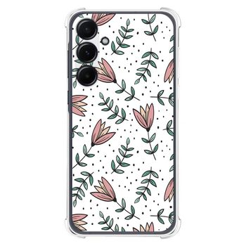 Funda Silicona Antigolpes Para Samsung Galaxy A35 5g Diseño Flores 01 Dibujos