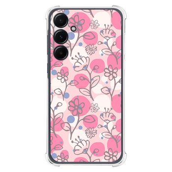 Funda Silicona Antigolpes Para Samsung Galaxy A35 5g Diseño Flores 07 Dibujos