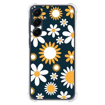 Funda Silicona Antigolpes Para Samsung Galaxy A35 5g Diseño Flores 08 Dibujos