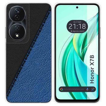 Funda Silicona Para Honor X7b Diseño Cuero 02 Dibujos