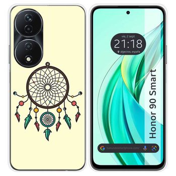 Funda Silicona Para Honor 90 Smart 5g Diseño Atrapasueños Dibujos