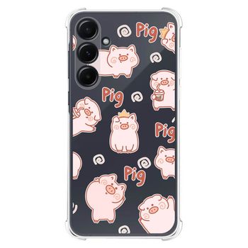 Funda Silicona Antigolpes Para Samsung Galaxy A55 5g Diseño Cerdos Dibujos