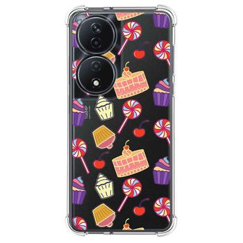 Funda Silicona Antigolpes Para Honor X7b Diseño Dulces 01 Dibujos