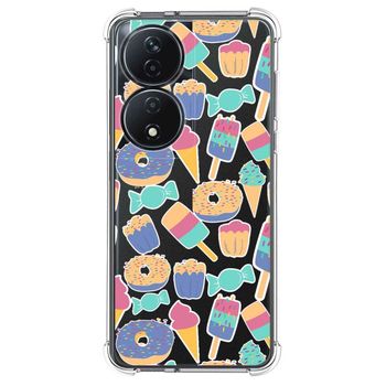 Funda Silicona Antigolpes Para Honor X7b Diseño Dulces 02 Dibujos