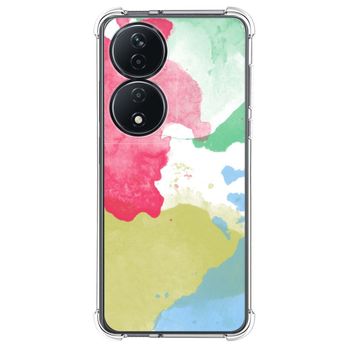 Funda Silicona Antigolpes Para Honor X7b Diseño Acuarela 02 Dibujos