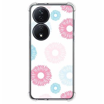 Funda Silicona Antigolpes Para Honor X7b Diseño Flores 06 Dibujos