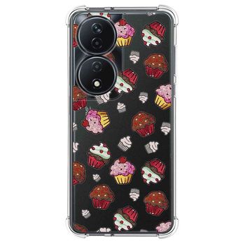 Funda Silicona Antigolpes Para Honor 90 Smart 5g Diseño Muffins Dibujos