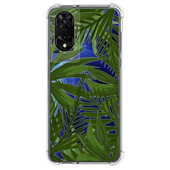 Funda Silicona Transparente Para Tcl 505 Diseño Jungla Dibujos