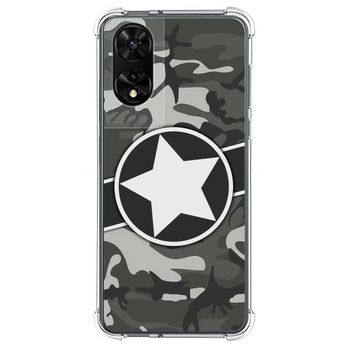 Funda Silicona Para Tcl 505 Diseño Camuflaje 02 Dibujos