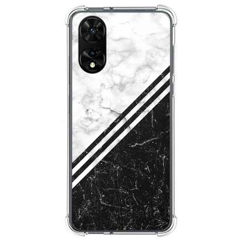 Funda Silicona Para Tcl 505 Diseño Mármol 01 Dibujos