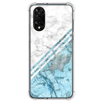 Funda Silicona Para Tcl 505 Diseño Mármol 02 Dibujos