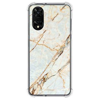 Funda Silicona Para Tcl 505 Diseño Mármol 13 Dibujos