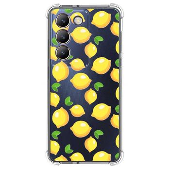 Funda Silicona Antigolpes Para Vivo V40 Se 5g Diseño Limones Dibujos