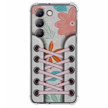 Funda Silicona Antigolpes Para Vivo V40 Se 5g Diseño Zapatillas 09 Dibujos