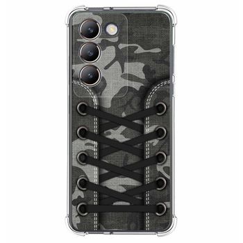 Funda Silicona Antigolpes Para Vivo V40 Se 5g Diseño Zapatillas 15 Dibujos