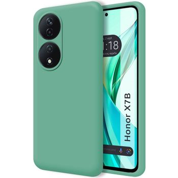 Funda Silicona Líquida Ultra Suave Para Honor X7b Color Verde