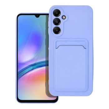 Funda Silicona Líquida Con Tarjetero Para Samsung Galaxy A35 5g Color Morada