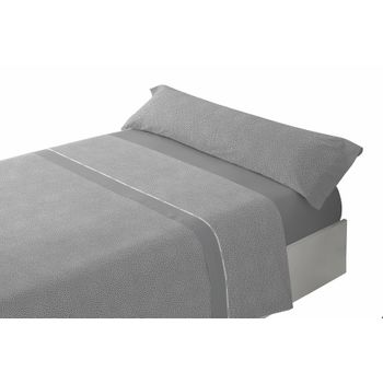 Vipalia - Juego De Sábanas De Franela 100% Algodón. Cama 180 Cm. Ramas Azul  con Ofertas en Carrefour