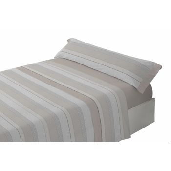 Juego S banas Franela Tres Piezas Paduana Nairobi Cama 135 Beige