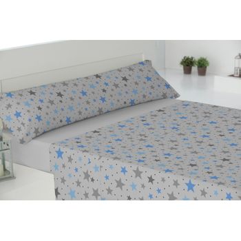 Juego Sábanas Tres Piezas Paduana Stars Cama 90 Gris