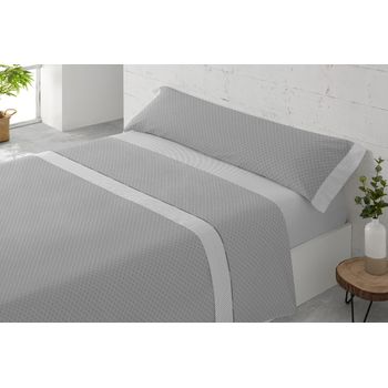 Juego Sábanas Tres Piezas Paduana Apolo Cama 90 Gris