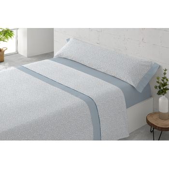 Juego Sábanas Tres Piezas Paduana Zeus Cama 105 Indigo