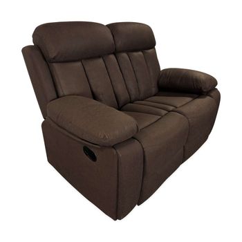 Sofa Dima 2 Plazas,chocolate Alta Gama 104cm Alto X 153cm Ancho X 93cm Largo