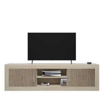 Mueble Bajo Tv Swan 2 Puertas,puccini-textil  50cm Alto X 180cm Ancho X 41,4cm Largo