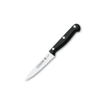 3 Claveles Uniblock - Cuchillo Mondador Profesional 10 Cm Acero Inoxidable. Mango Pom