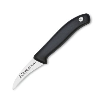 3 Claveles Evo - Cuchillo Mondador 6 Cm Acero Inoxidable Mango Polipropileno