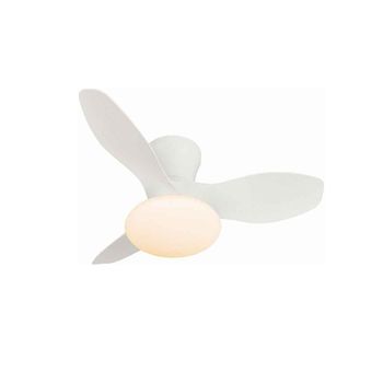 Akunadecor - Ventilador De Techo Metal Blanco Tulip