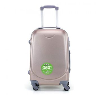 Maleta Grande 65x40x25cm 60 Litros 4 Ruedas 360º Equipaje De Viaje Oro Rosa