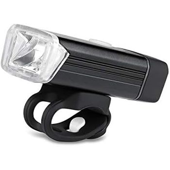 Luz Delantera de 2 focos USB-B014 para Bicicleta, 500 lúmenes, batería 1200  mAh, Recargable con USB - 9transport