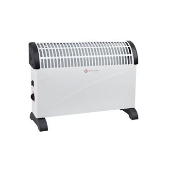 RAYDAN Home - Convector Eléctrico Bajo Consumo Pared 1500W, Hogar, Diseño  Horizontal, 3 Niveles Potencia, Termostato, Protección Sobrecalentamiento