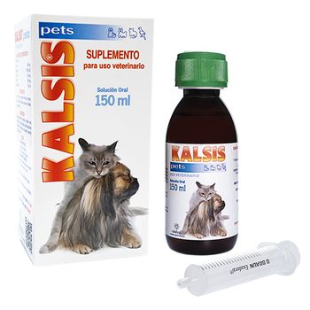 Catalysis Kalsis Pets Refuerzo Para Desgaste De Los Huesos En Perros Y Gatos, Solucion Oral 150 Ml