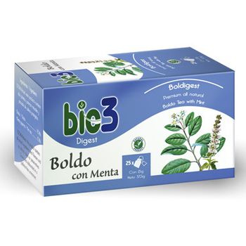 Bio3 Boldigest Boldo Con Menta Infusión 1,8 Gr 25 Bolsitas