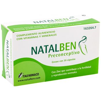 Natalben Preconceptivo 30 Cápsulas