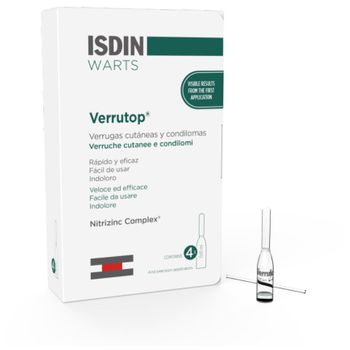 Isdin Verrutop 4 Ampollas De 0,10 Ml