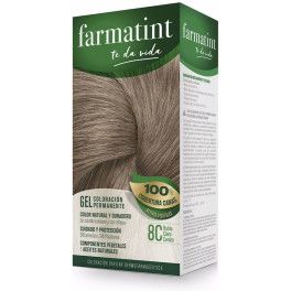 Farmatint Gel Coloración Permanente 8c-rubio Claro Ceniza Unisex