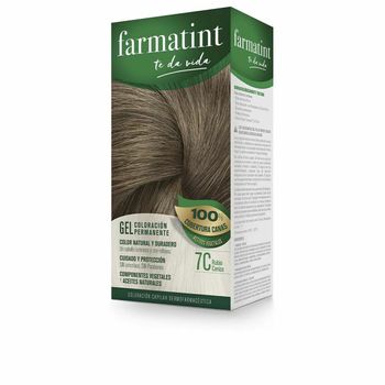 Tinte Permanente Farmatint 7c-rubio Ceniza Gel