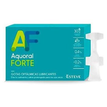 Esteve Aquoral Forte Gotas Oftálmicas Lubricantes 30 Monodosis