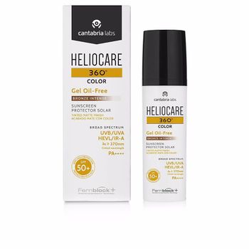 Heliocare 360° Color Protector Solar Con Color Gel Oil Free Spf50+ #bronze Intense 50 Ml