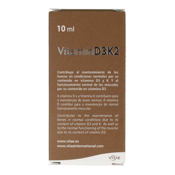 Vitae Vitamin D3k2 10ml (nuevo Formato)