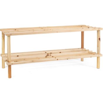 Zapatero Con 4 Estantes Madera 49x28x92,5 Cm Storage Solutions con Ofertas  en Carrefour