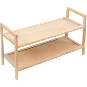 Zapatero Con 4 Estantes Madera 49x28x92,5 Cm Storage Solutions con Ofertas  en Carrefour