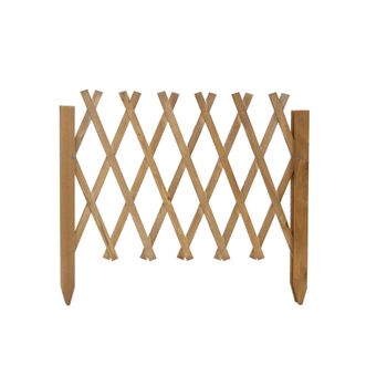 Celosía De Madera Extensible 66,5 Cm - Marrón